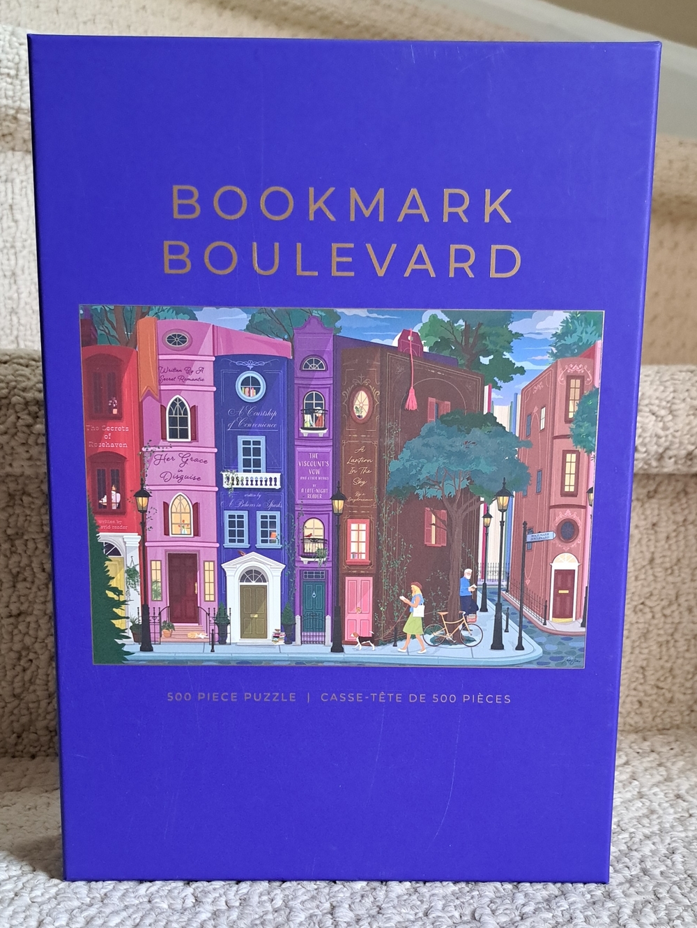 HOBBRY Bookmark Boulevard 500 Piece Jigsaw Puzzle NEW!